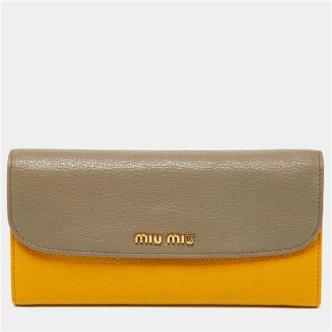 miu miu madras long flap wallet|Long Wallets for women .